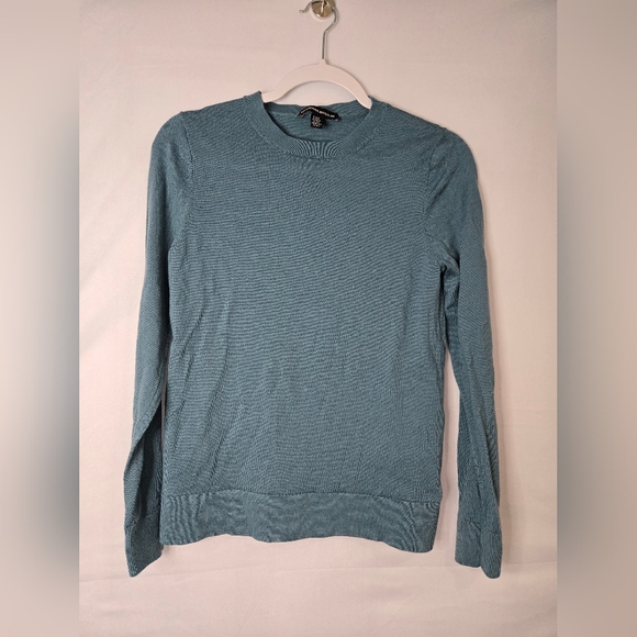Katherine Barclay Teal Knit Top Size Small - Picture 1 of 3